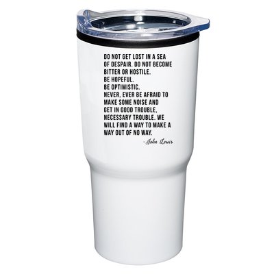 John Lewis Tee Get In Good Necessary Trouble Social Justice Tumbler
