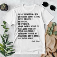 John Lewis Tee Get In Good Necessary Trouble Social Justice Premium T-Shirt
