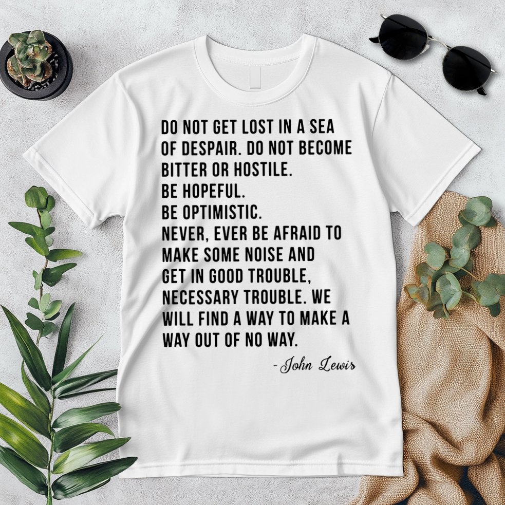John Lewis Tee Get In Good Necessary Trouble Social Justice Premium T-Shirt
