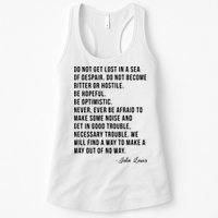 John Lewis Tee Get In Good Necessary Trouble Social Justice Womens Tank Top