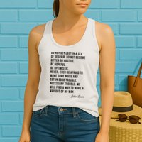 John Lewis Tee Get In Good Necessary Trouble Social Justice Womens Tank Top