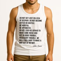 John Lewis Tee Get In Good Necessary Trouble Social Justice Tank Top