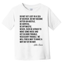 John Lewis Tee Get In Good Necessary Trouble Social Justice Toddler T-Shirt