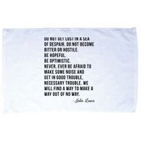 John Lewis Tee Get In Good Necessary Trouble Social Justice Microfiber Hand Towel