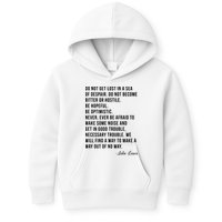 John Lewis Tee Get In Good Necessary Trouble Social Justice Kids Hoodie
