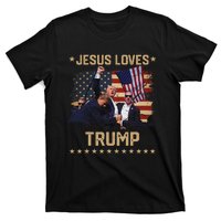 Jesus Loves Trump 2024 Strong Support T-Shirt