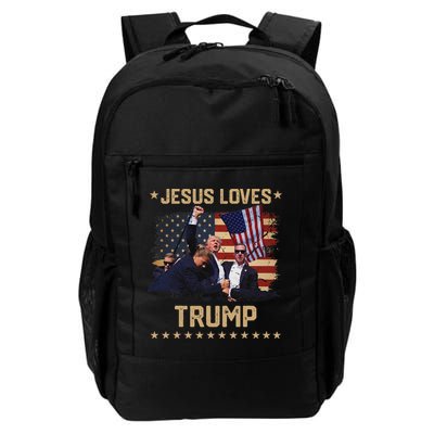 Jesus Loves Trump 2024 Strong Support Backpack