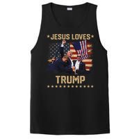 Jesus Loves Trump 2024 Strong Support PosiCharge Competitor Tank