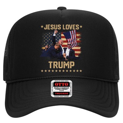Jesus Loves Trump 2024 Strong Support Hat