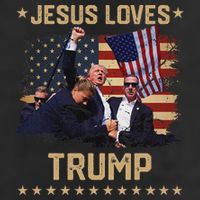 Jesus Loves Trump 2024 Strong Support Hat