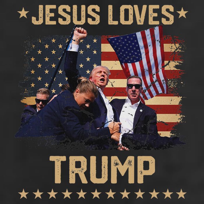 Jesus Loves Trump 2024 Strong Support Hat