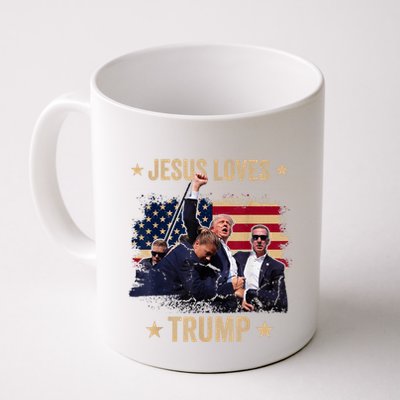 Jesus Loves Trump 2024 Donald Trump Rally 2024 Fist Mug