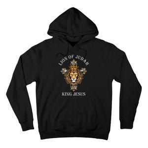 Jesus Lion The Lion Of Judah Revelations 5 Tall Hoodie