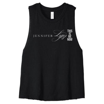 Jennifer Lopez This Is Me Now Women's Racerback Cropped Tank