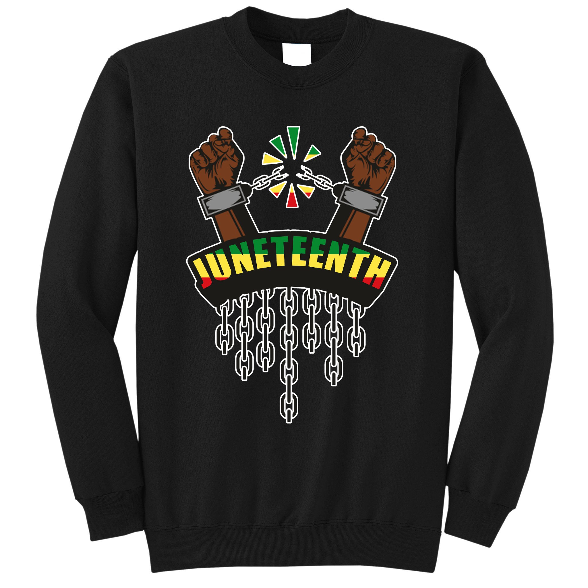 Juneteenth Locked Up Hands Freedom Sweatshirt