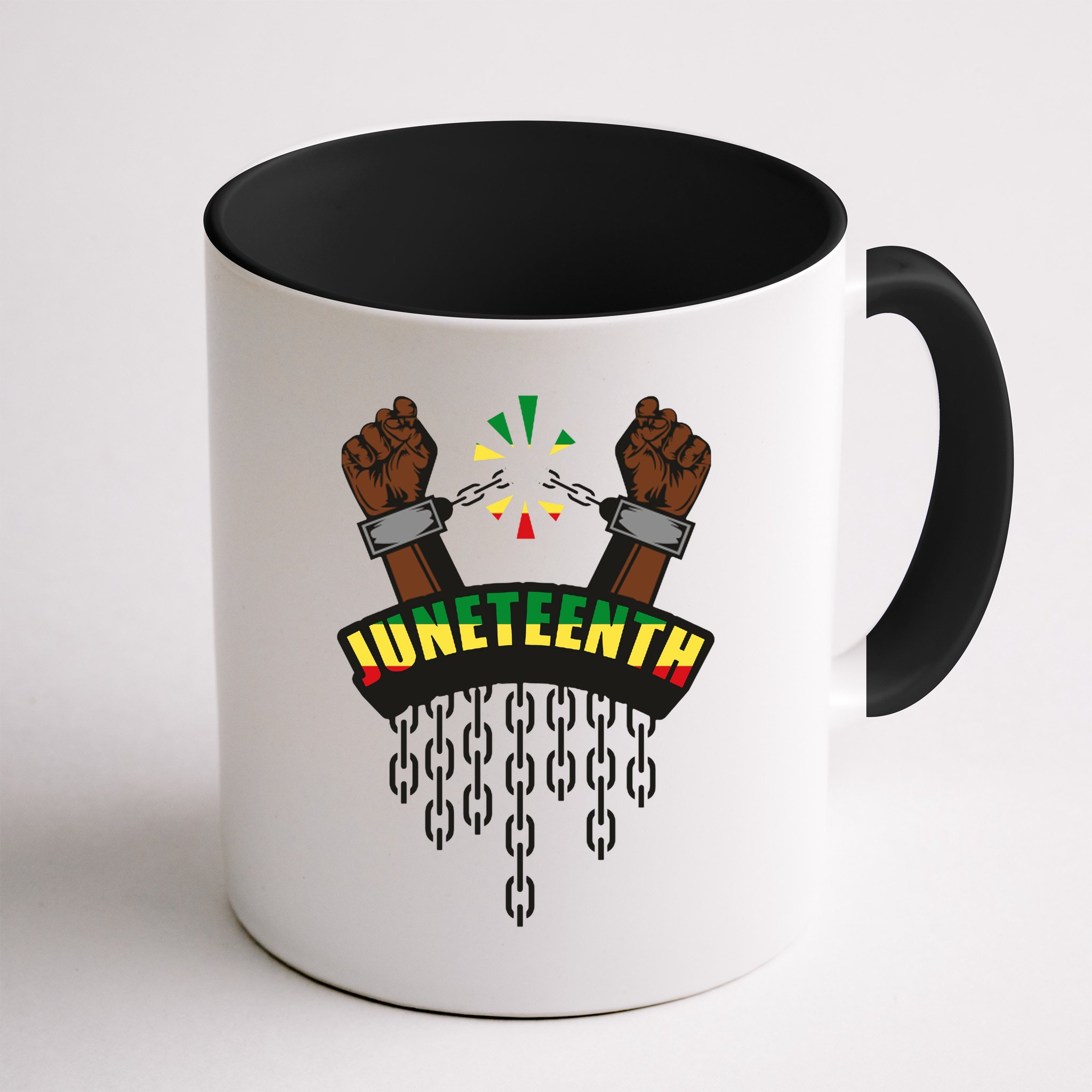 Juneteenth Locked Up Hands Freedom Mug