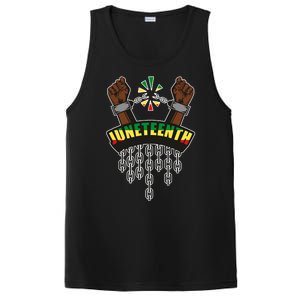 Juneteenth Locked Up Hands Freedom PosiCharge Competitor Tank