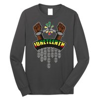 Juneteenth Locked Up Hands Freedom Long Sleeve Shirt