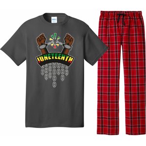 Juneteenth Locked Up Hands Freedom Pajama Set