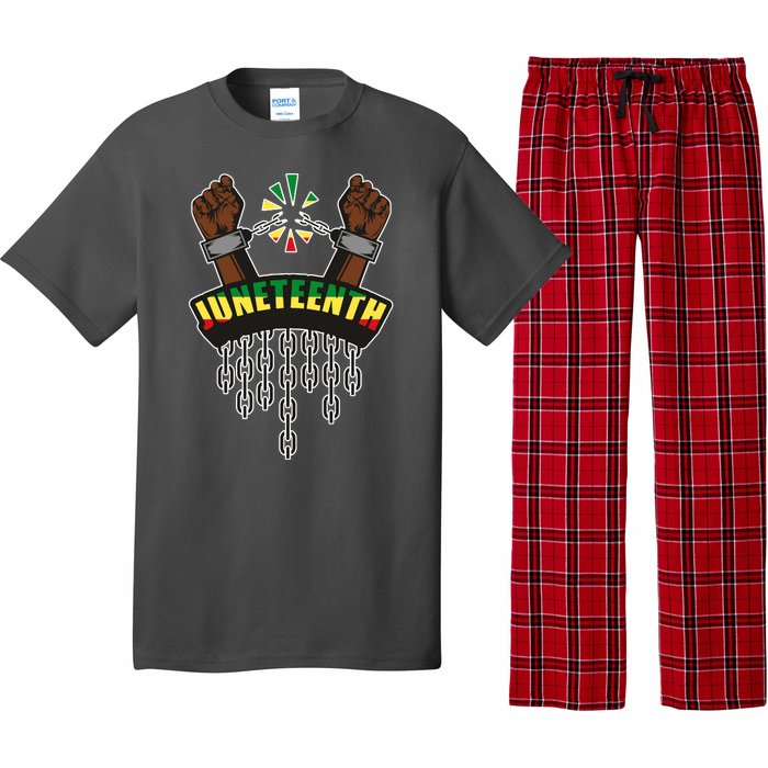 Juneteenth Locked Up Hands Freedom Pajama Set