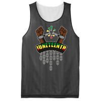 Juneteenth Locked Up Hands Freedom Mesh Reversible Basketball Jersey Tank