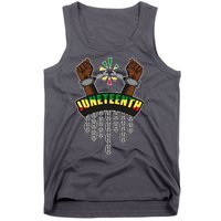 Juneteenth Locked Up Hands Freedom Tank Top