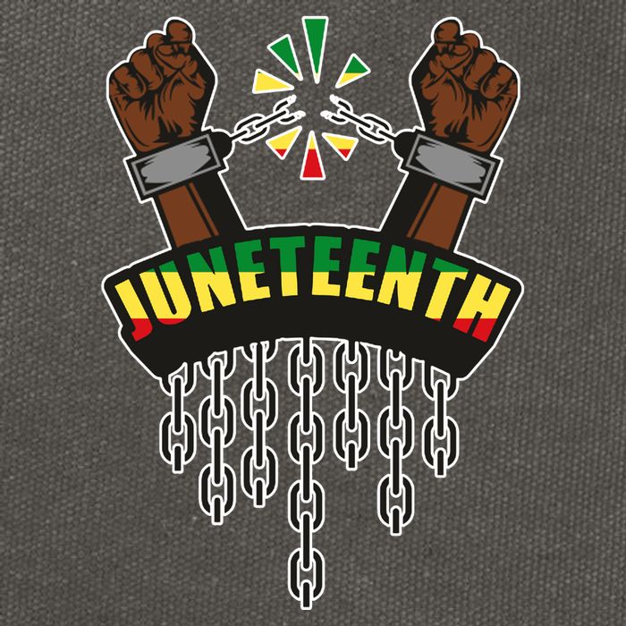 Juneteenth Locked Up Hands Freedom Cotton Canvas Backpack