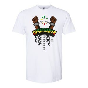 Juneteenth Locked Up Hands Freedom Softstyle CVC T-Shirt