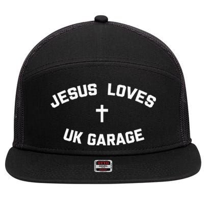 Jesus Loves UK Garage 7 Panel Mesh Trucker Snapback Hat