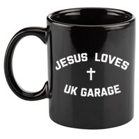 Jesus Loves UK Garage 11oz C Handle Ceramic Mug