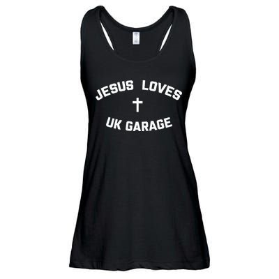 Jesus Loves UK Garage Ladies Essential Flowy Tank
