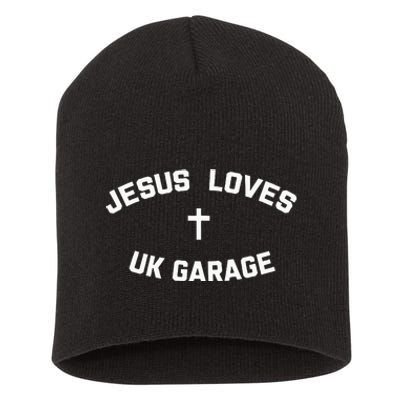 Jesus Loves UK Garage Short Acrylic Beanie