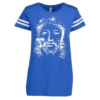 Jesus Lover Vintage Christianity Enza Ladies Jersey Football T-Shirt