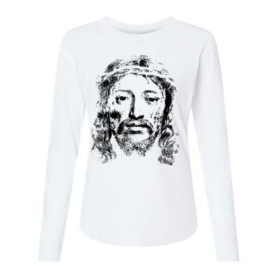 Jesus Lover Vintage Christianity Womens Cotton Relaxed Long Sleeve T-Shirt