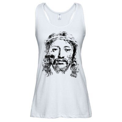 Jesus Lover Vintage Christianity Ladies Essential Flowy Tank