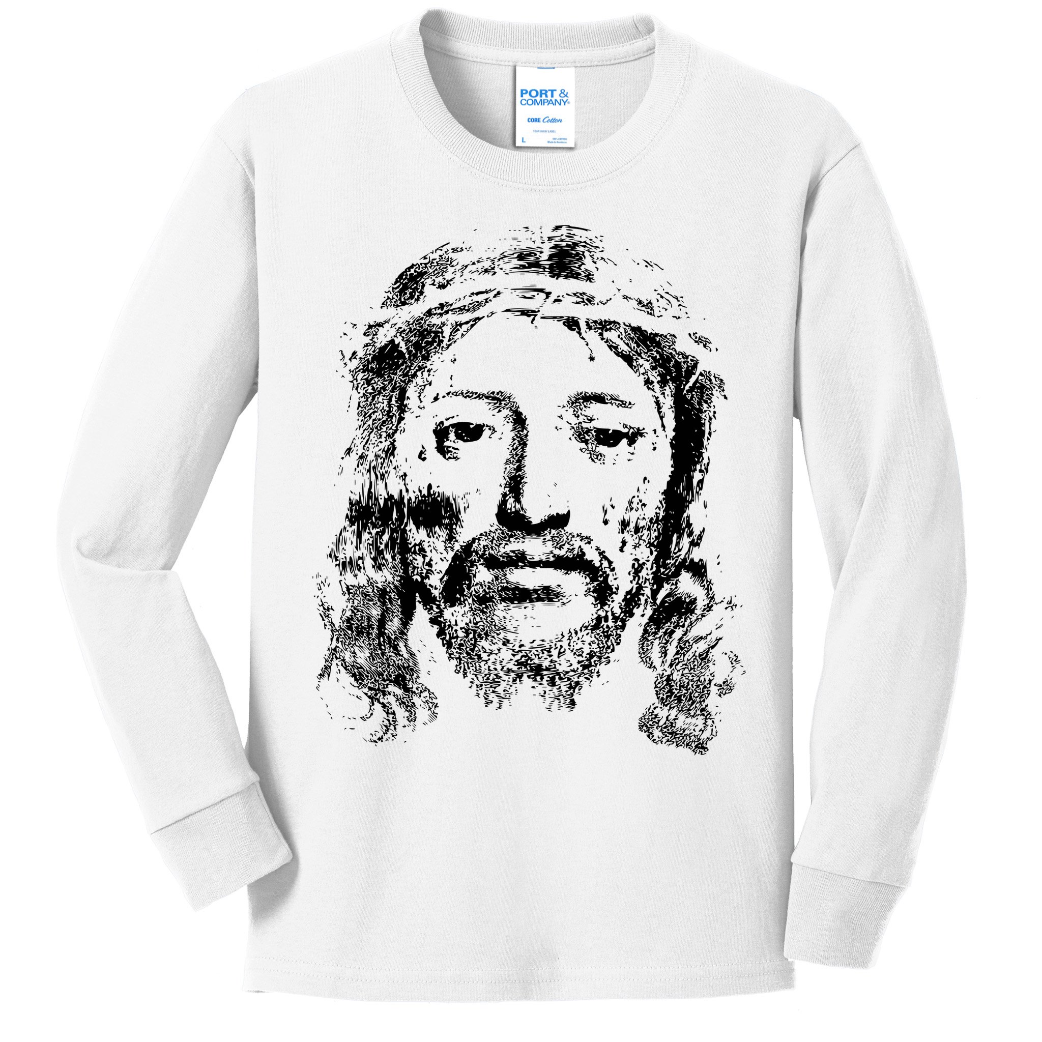 Jesus Lover Vintage Christianity Kids Long Sleeve Shirt