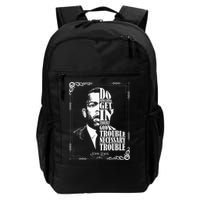 John Lewis Vintage Tee Get in Good Necessary Trouble Daily Commute Backpack