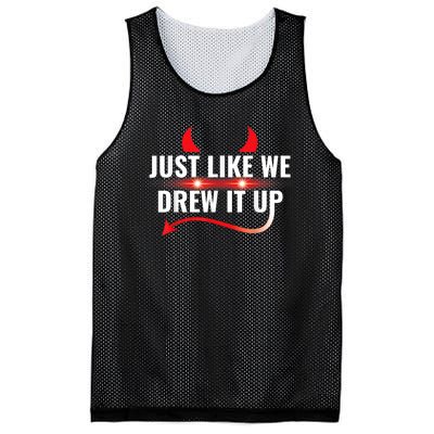 Just Like We Drew It Up Mesh Reversible Basketball Jersey Tank