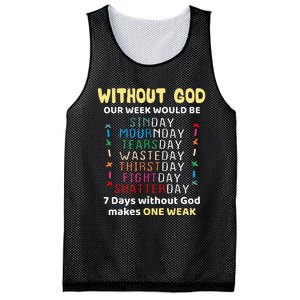 Jesus lover Without God Our Week Would Be Sinday easter day Mesh Reversible Basketball Jersey Tank