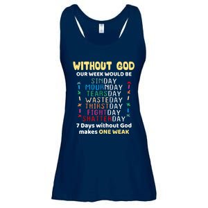 Jesus Lover Without God Our Week Would Be Sinday Easter Day Ladies Essential Flowy Tank