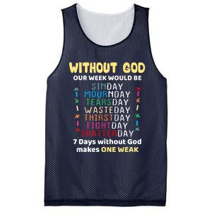 Jesus Lover Without God Our Week Would Be Sinday Easter Day Mesh Reversible Basketball Jersey Tank