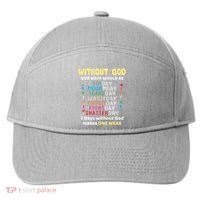 Jesus Lover Without God Our Week Would Be Sinday Easter Day 7-Panel Snapback Hat