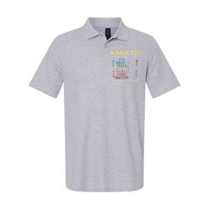 Jesus Lover Without God Our Week Would Be Sinday Easter Day Softstyle Adult Sport Polo