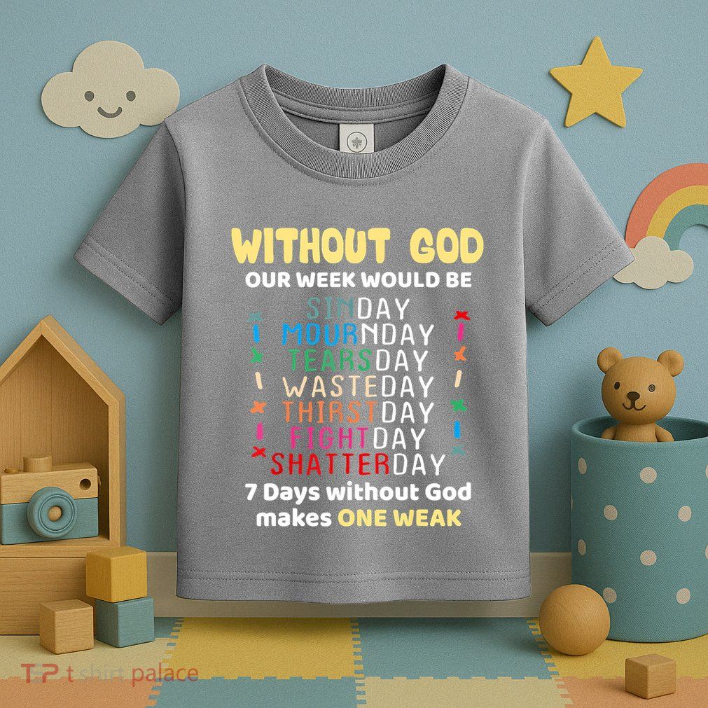 Jesus Lover Without God Our Week Would Be Sinday Easter Day Toddler T-Shirt