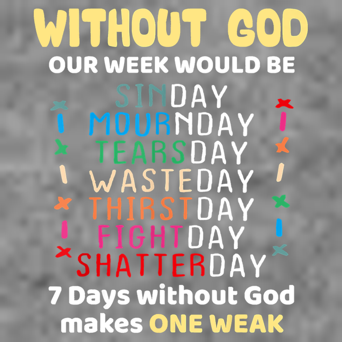 Jesus Lover Without God Our Week Would Be Sinday Easter Day Short Acrylic Beanie