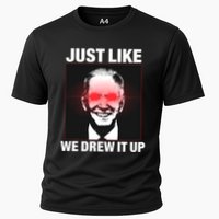 Just Like We Drew It Up Funny Sarcastic Joe Biden Performance Shirt