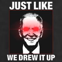 Just Like We Drew It Up Funny Sarcastic Joe Biden 11oz C Handle Ceramic Mug