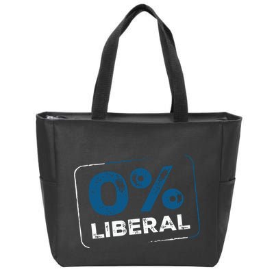 John Lydon Wearing 0%Liberal Zip Tote Bag