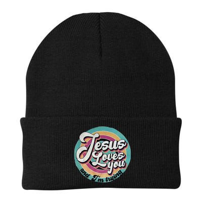 Jesus Loves You And Im Trying Beanie