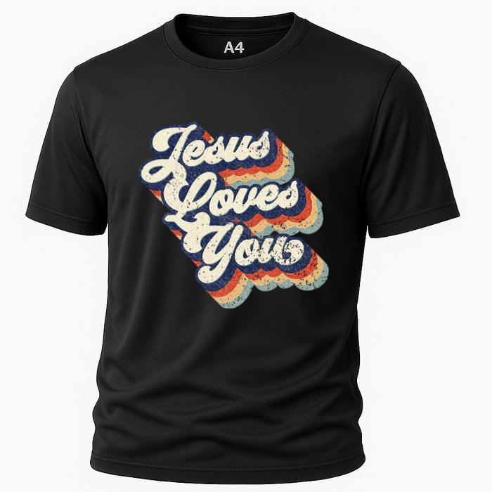 Jesus Loves You Cooling Performance Crew T-Shirt